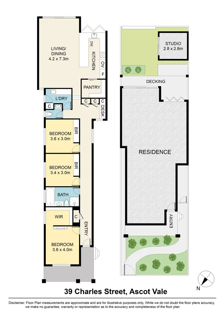 Floorplan of Homely house listing, 39 Charles Street, Ascot Vale VIC 3032