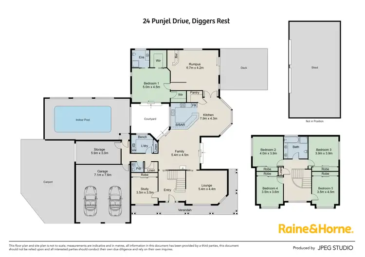 Floorplan of Homely house listing, 24 Punjel Drive, Diggers Rest VIC 3427