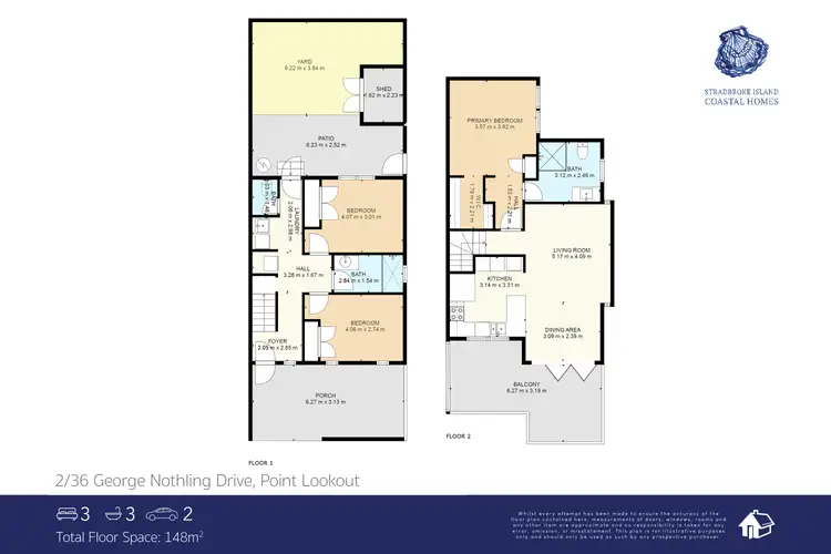Floorplan of Homely house listing, 2/36 George Nothling Drive, Point Lookout QLD 4183