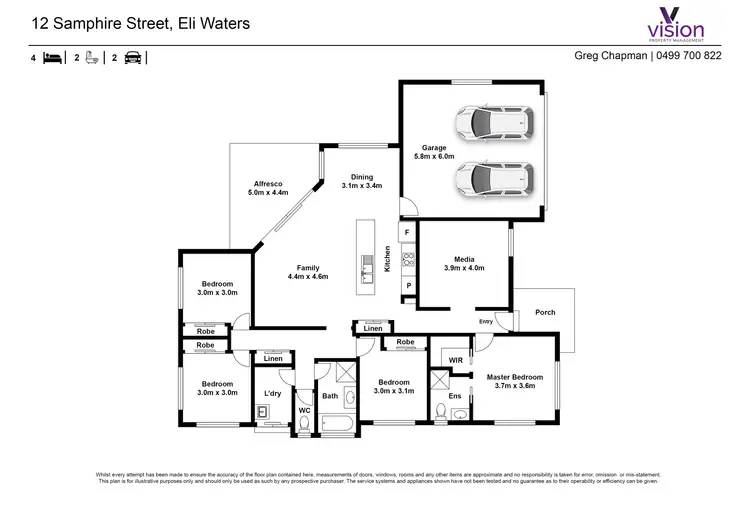 Floorplan of Homely house listing, 12 Samphire Street, Eli Waters QLD 4655
