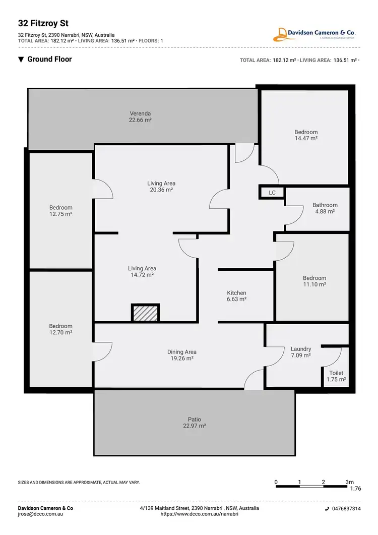Floorplan of Homely house listing, 32 Fitzroy Street, Narrabri NSW 2390