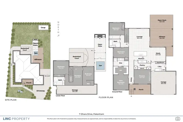 Floorplan of Homely house listing, 7 Ohara Drive, Pakenham VIC 3810