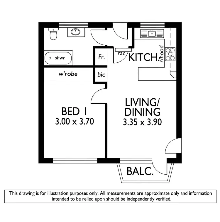 Floorplan of Homely unit listing, 12/44 Mortimer Street, Kurralta Park SA 5037