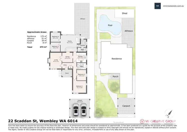Floorplan of Homely house listing, 22 Scaddan Street, Wembley WA 6014