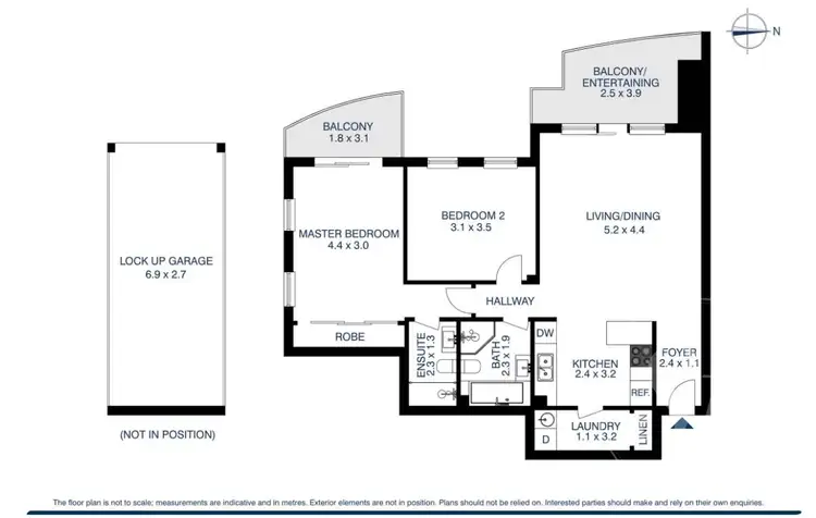Floorplan of Homely apartment listing, 30/478 Church Street, Parramatta NSW 2150