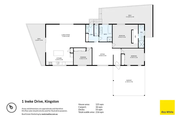 Floorplan of Homely house listing, 1 Ineke Drive, Kingston TAS 7050