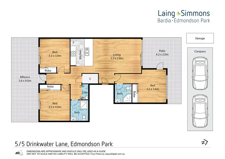 Floorplan of Homely unit listing, 5/5 Drinkwater Lane, Edmondson Park NSW 2174