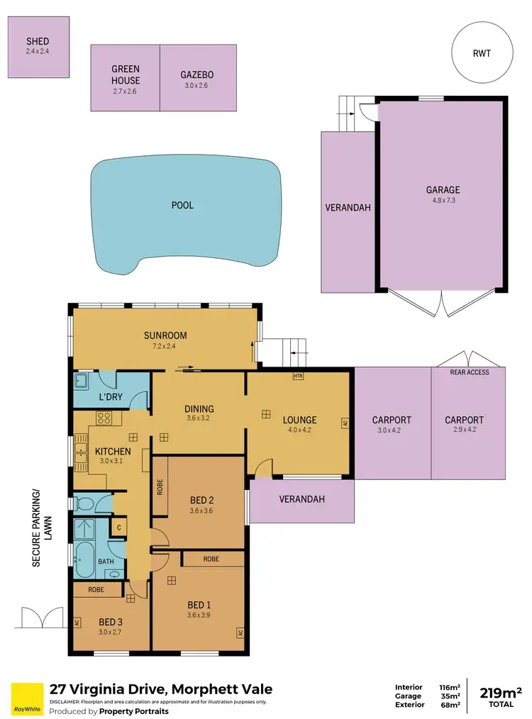 Floorplan of Homely house listing, 27 Virginia Drive, Morphett Vale SA 5162