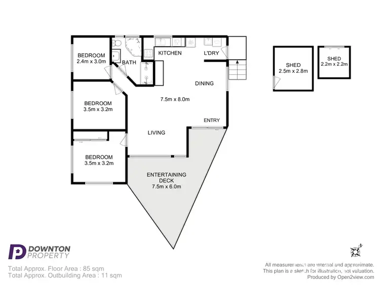 Floorplan of Homely house listing, 4 Courtleigh Place, Blackmans Bay TAS 7052