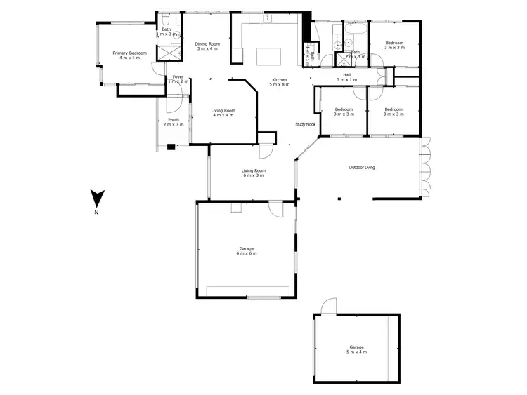 Floorplan of Homely house listing, 23 Rathdowne Court, Urraween QLD 4655
