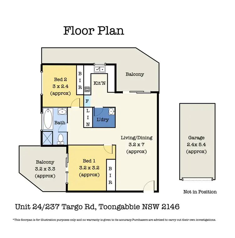 Floorplan of Homely apartment listing, 24/237-239 Targo Road,, Toongabbie NSW 2146