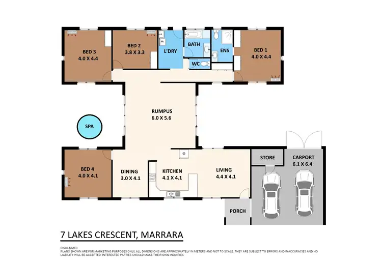 Floorplan of Homely house listing, 7 Lakes Crescent, Marrara NT 812