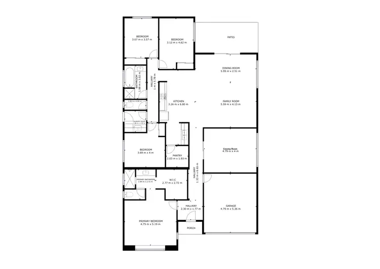 Floorplan of Homely house listing, 6 Bendigo Loop, Bushmead WA 6055