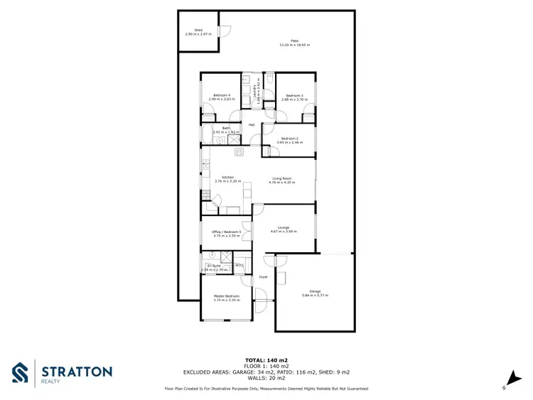 Floorplan of Homely house listing, 17 Richards Place, Cannington WA 6107
