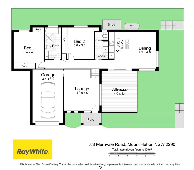 Floorplan of Homely villa listing, 7/8 Merrivale Road, Mount Hutton NSW 2290