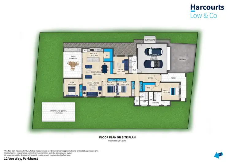 Floorplan of Homely house listing, 12 Vue Way, Parkhurst QLD 4702