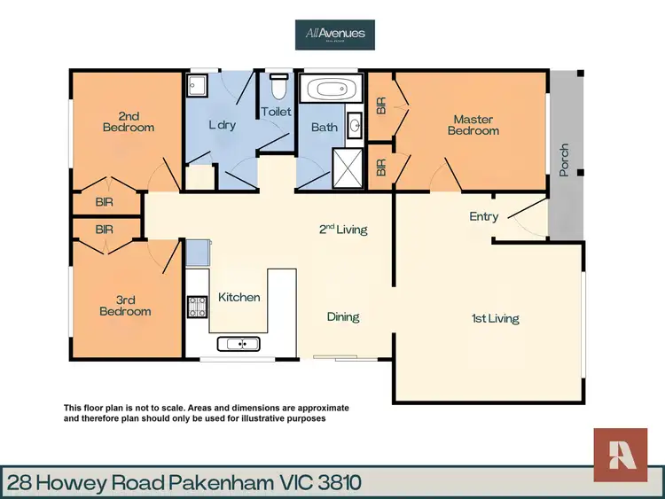 Floorplan of Homely house listing, 28 Howey Road, Pakenham VIC 3810