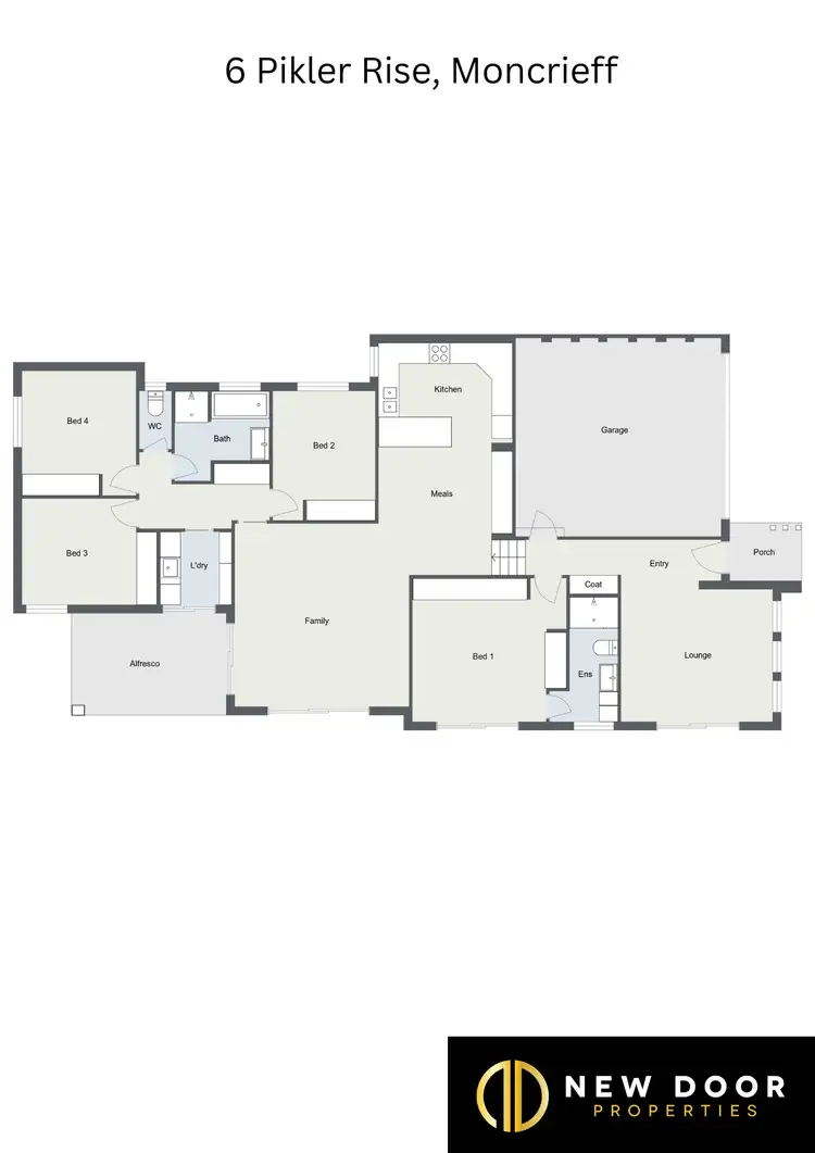 Floorplan of Homely house listing, 6 Pikler Rise, Moncrieff ACT 2914