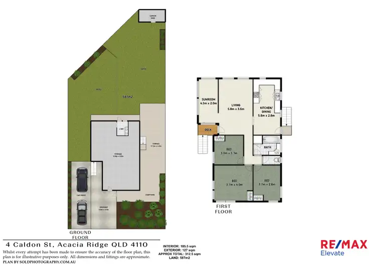 Floorplan of Homely house listing, 4 Caldon Street, Acacia Ridge QLD 4110