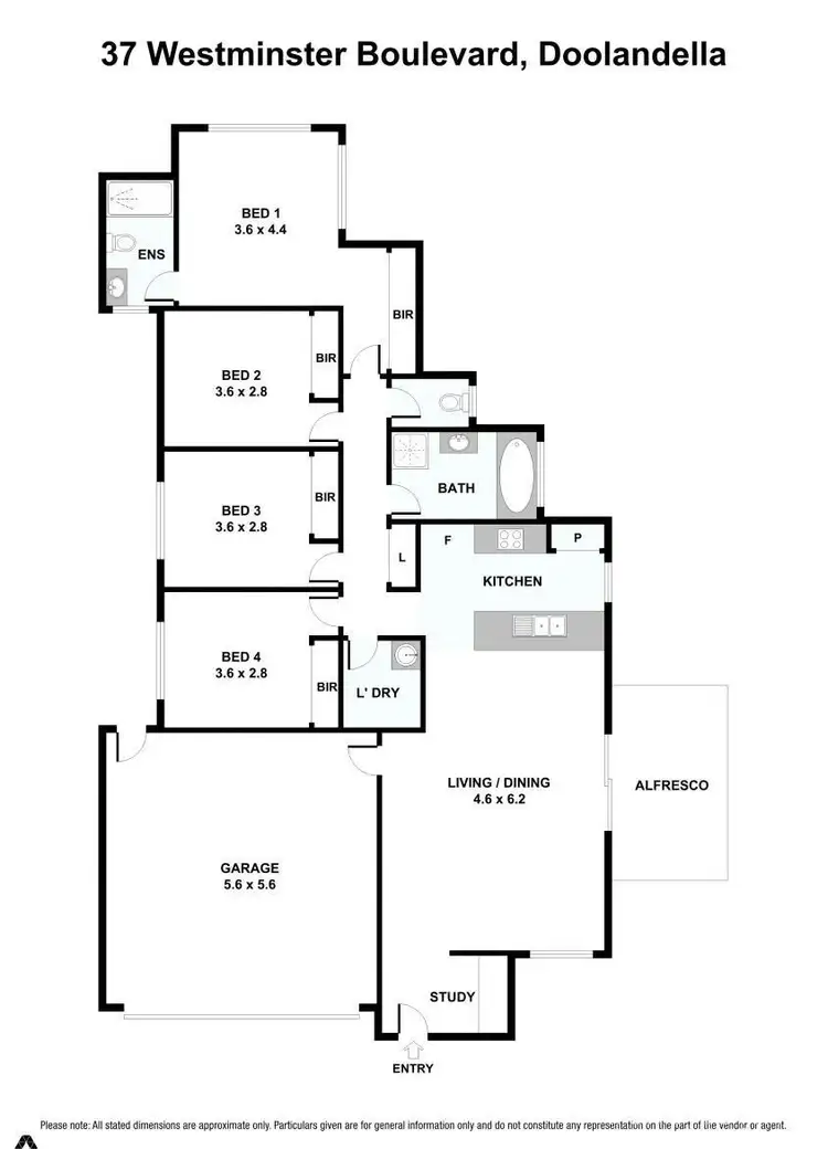 Floorplan of Homely house listing, 37 Westminster Boulevard, Doolandella QLD 4077
