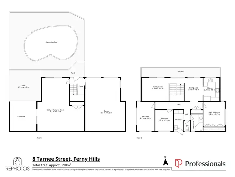 Floorplan of Homely house listing, 8 Tarnee Street, Ferny Hills QLD 4055