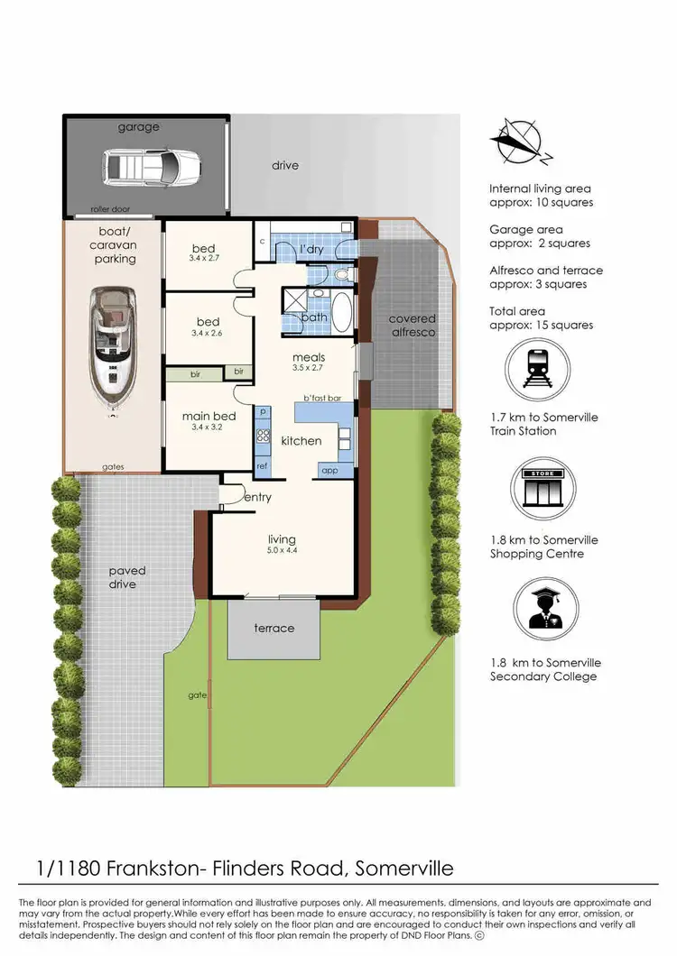 Floorplan of Homely house listing, 1/1180 Frankston-Flinders Road, Somerville VIC 3912
