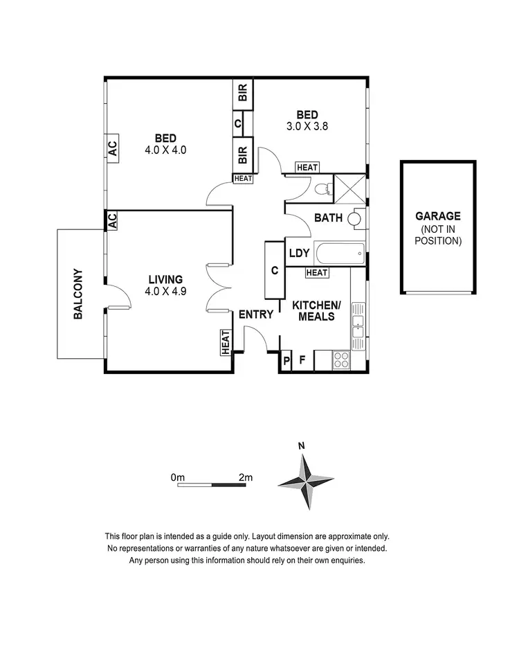 Floorplan of Homely apartment listing, 4/304 Inkerman Street, St Kilda East VIC 3183
