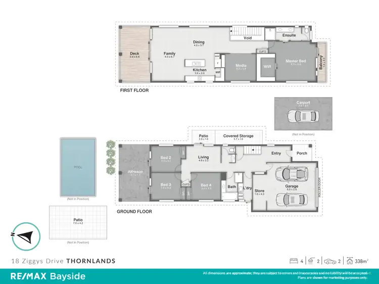 Floorplan of Homely house listing, 18 Ziggys Drive, Thornlands QLD 4164