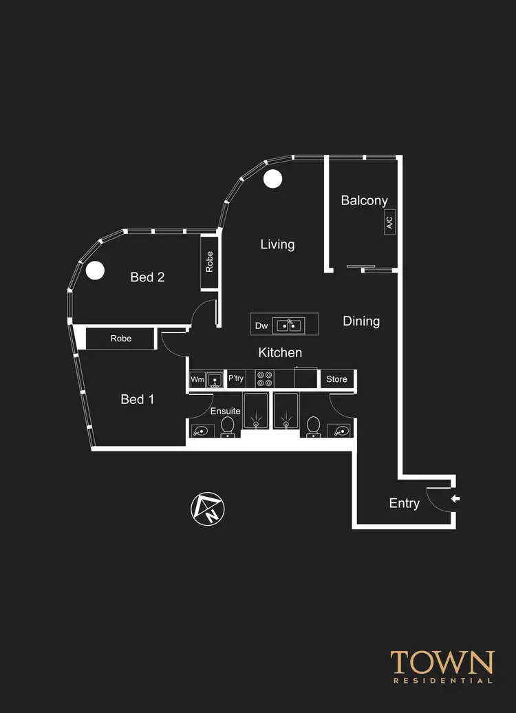 Floorplan of Homely apartment listing, 1703/3 Grazier Lane, Belconnen ACT 2617