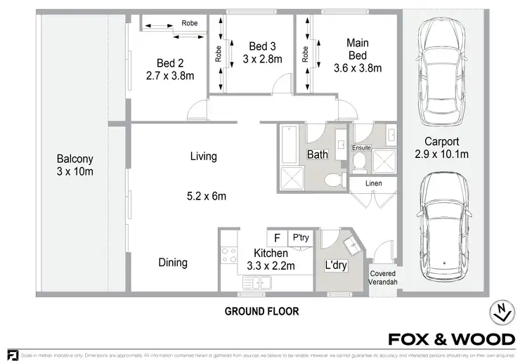 Floorplan of Homely apartment listing, 22/2 Railway Crescent, Jannali NSW 2226