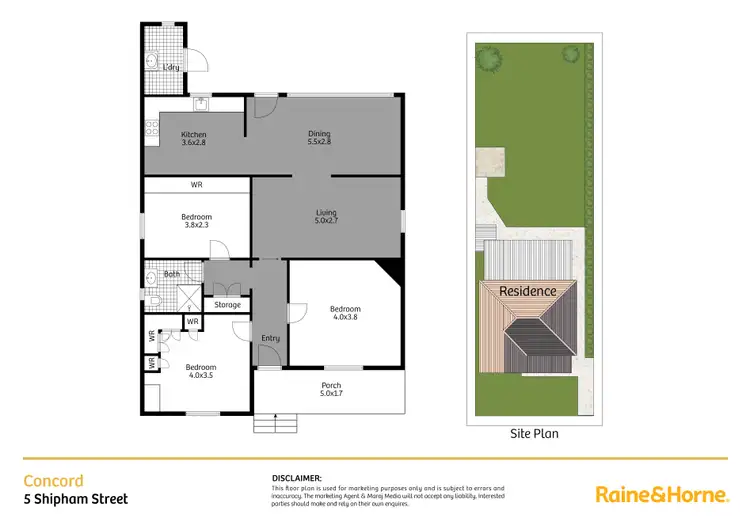 Floorplan of Homely house listing, 5 Shipham Street, Concord NSW 2137