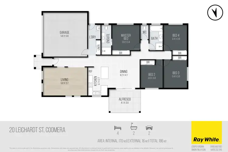 Floorplan of Homely house listing, 20 Leichhardt Street, Coomera QLD 4209