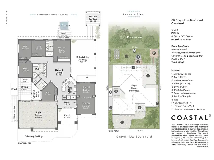 Floorplan of Homely house listing, 65 Graywillow Boulevard, Oxenford QLD 4210