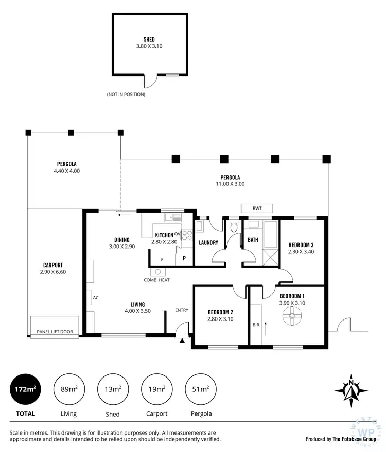 Floorplan of Homely house listing, 17 Jacaranda Drive, Woodside SA 5244
