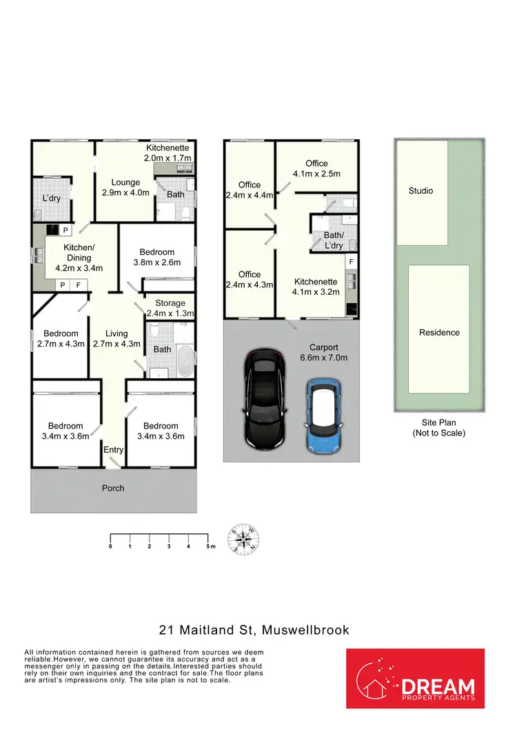 Floorplan of Homely house listing, 21 Maitland Street, Muswellbrook NSW 2333