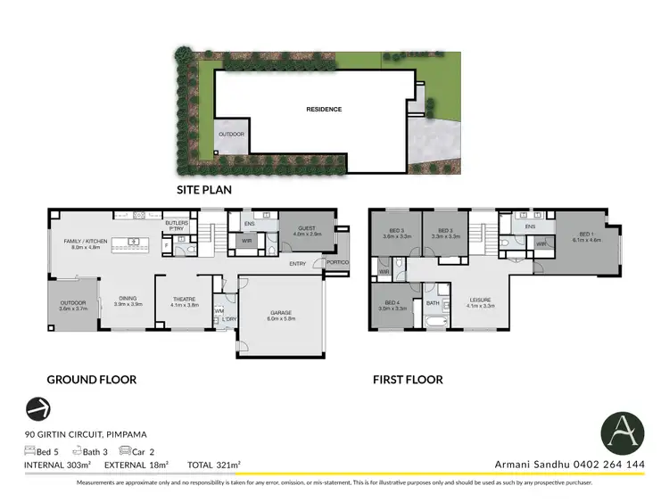 Floorplan of Homely house listing, 90 Girtin Circuit, Pimpama QLD 4209