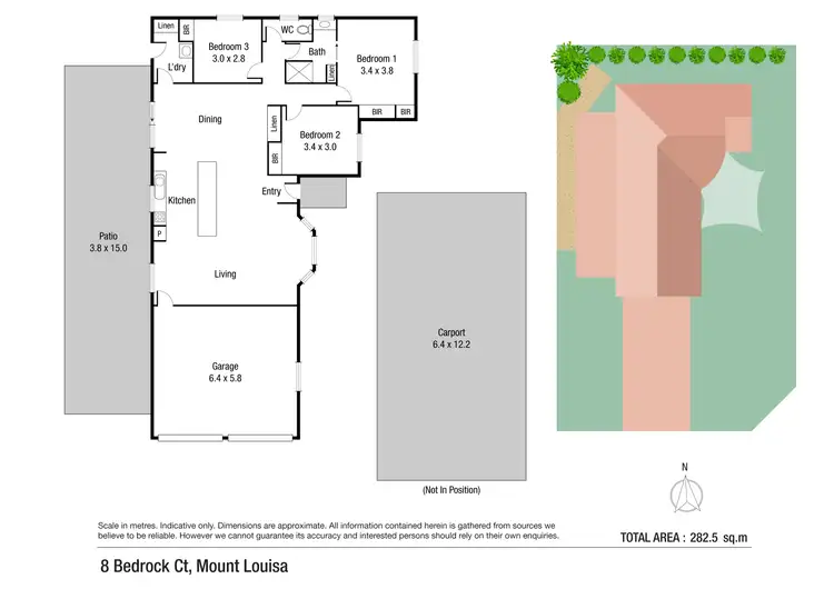 Floorplan of Homely house listing, 8 Bedrock Court, Mount Louisa QLD 4814