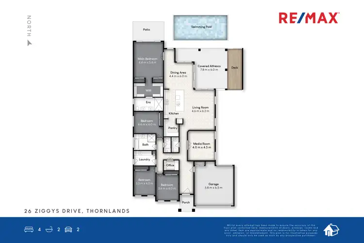 Floorplan of Homely house listing, 26 Ziggys Drive, Thornlands QLD 4164