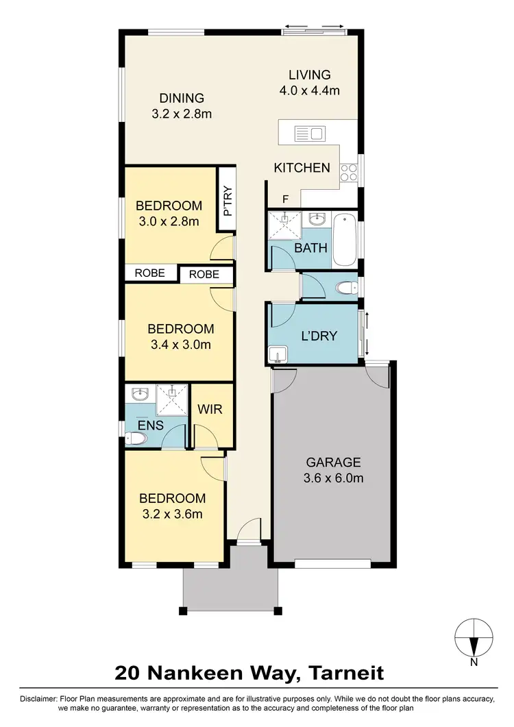 Floorplan of Homely house listing, 20 Nankeen Way, Tarneit VIC 3029