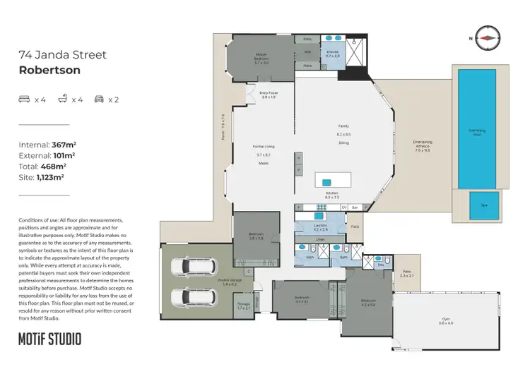 Floorplan of Homely house listing, 74 Janda Street, Robertson QLD 4109