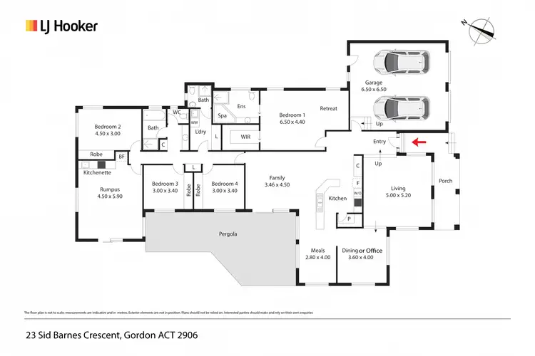 Floorplan of Homely house listing, 23 Sid Barnes Crescent, Gordon ACT 2906