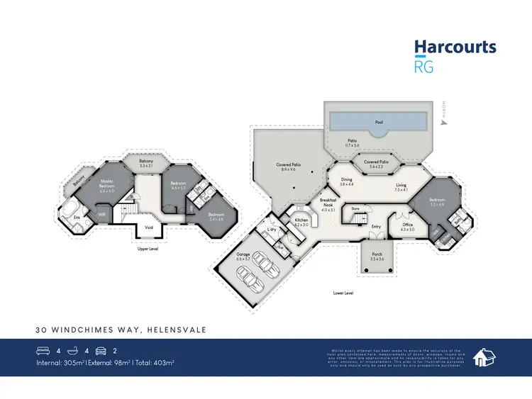 Floorplan of Homely house listing, 30 Windchimes Way, Helensvale QLD 4212