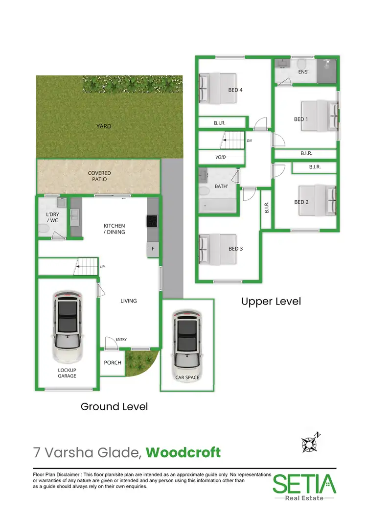 Floorplan of Homely townhouse listing, 7 Varsha Glade, Woodcroft NSW 2767