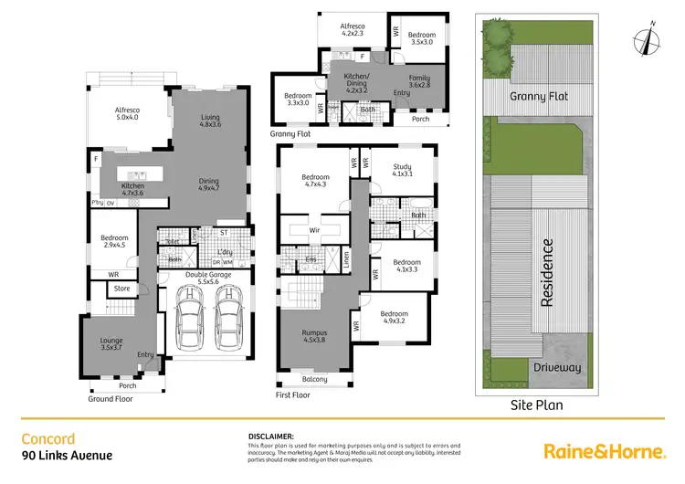 Floorplan of Homely house listing, 90 Links Avenue, Concord NSW 2137