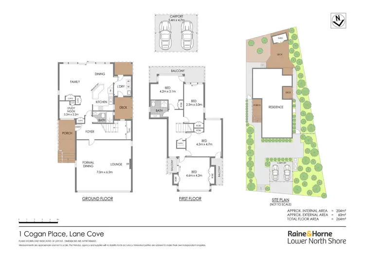 Floorplan of Homely house listing, 1 Cogan Place, Lane Cove NSW 2066