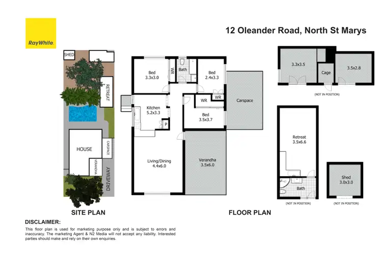 Floorplan of Homely house listing, 12 Oleander Road, North St Marys NSW 2760