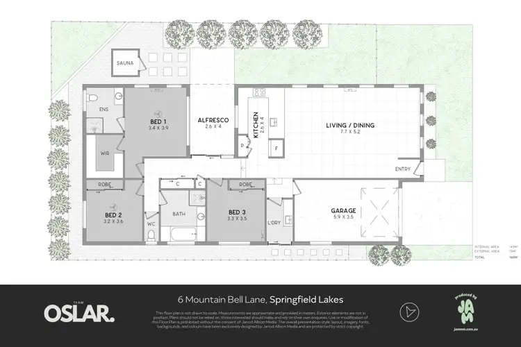 Floorplan of Homely house listing, 6 Mountain Bell Lane, Springfield Lakes QLD 4300
