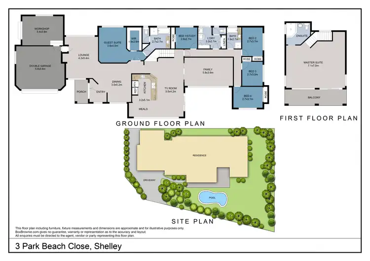 Floorplan of Homely house listing, 3 Park Beach Close, Shelley WA 6148