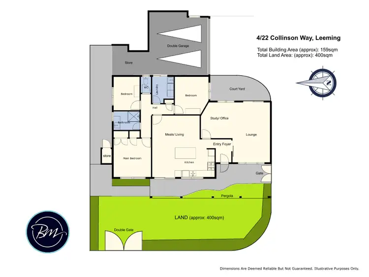 Floorplan of Homely villa listing, 4/22 Collinson Way, Leeming WA 6149
