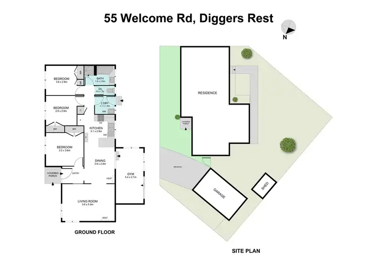 Floorplan of Homely house listing, 55 Welcome Road, Diggers Rest VIC 3427